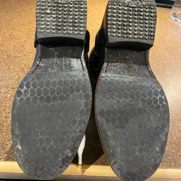 Frye Black Leather Ankle Boots - Picture 7 of 7